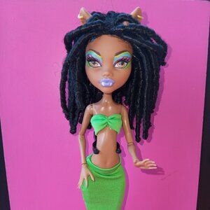 Custom Monster high Clawdeen Doll locs ooak